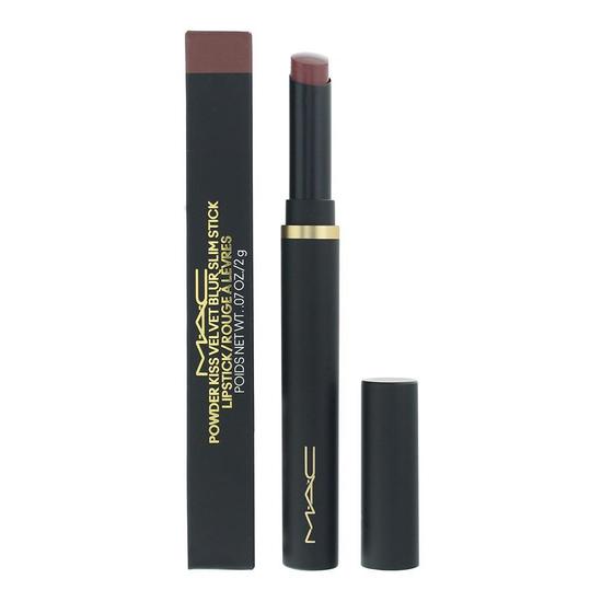 MAC Powder Kiss Velvet Blur Slim Stick Lipstick 892 Over The Taupe