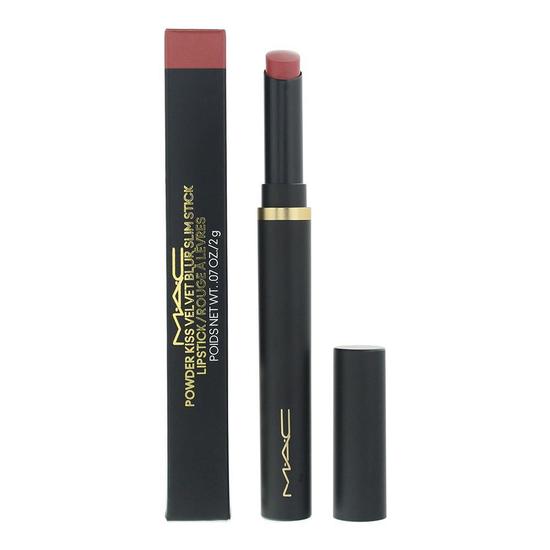 MAC Powder Kiss Velvet Blur Slim Stick Lipstick 899 Brickthrough