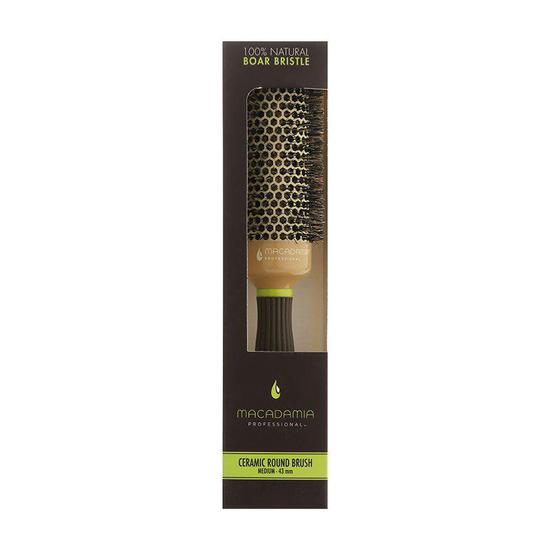 Macadamia Professional 100% Boar Hot Curling Brush 43mm