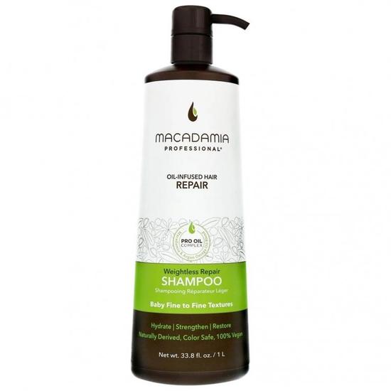 Macadamia Professional Weightless Repair Moisture Shampoo Fine Hair 1000ml