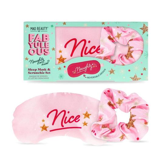 Mad Beauty FabYuleOus Sleep Mask & Scrunchie Set