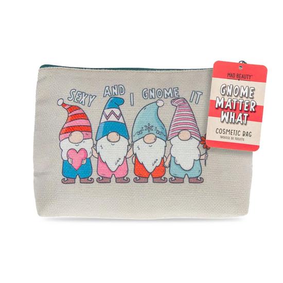 Mad Beauty Gnome Matter What Cosmetic Gift Bag