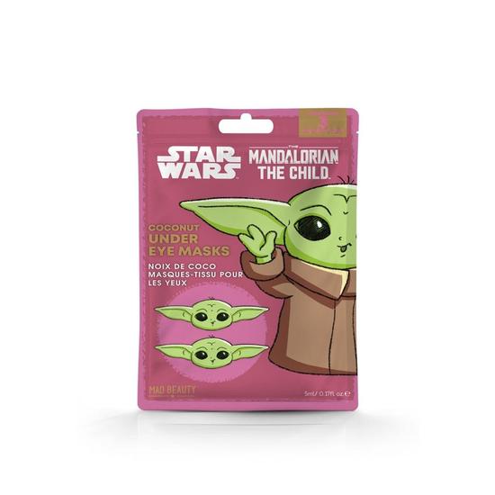 Mad Beauty Star Wars The Mandalorian The Child Coconut Under Eye Masks x3