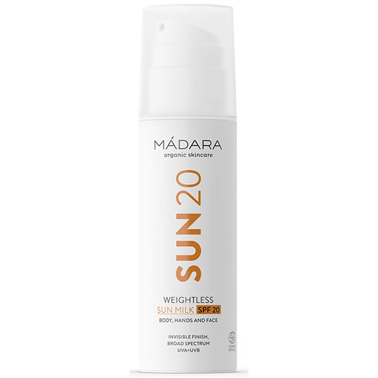 Madara Weightless SPF20 Sun Milk