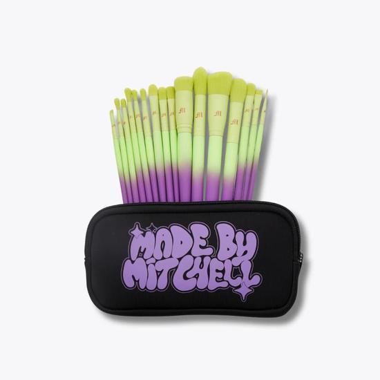 Made By Mitchell Ombre Brush Set & Pouch-DAIRY QUEEN