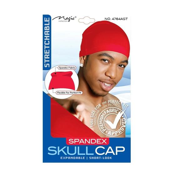 Magic Collection Accessories Magic Collection men's Spandex Skull Cap 4764ast Assorted Colors