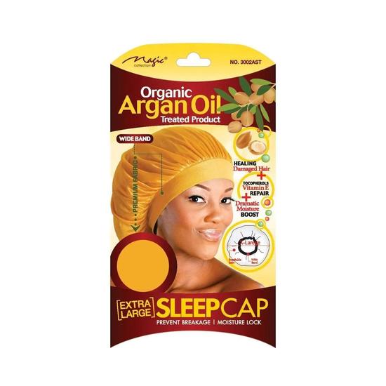 Magic Collection Accessories Magic Collection Organic Argan Oil Extra Large Sleep Cap Assorted Colour 3002ast Assorted Colors