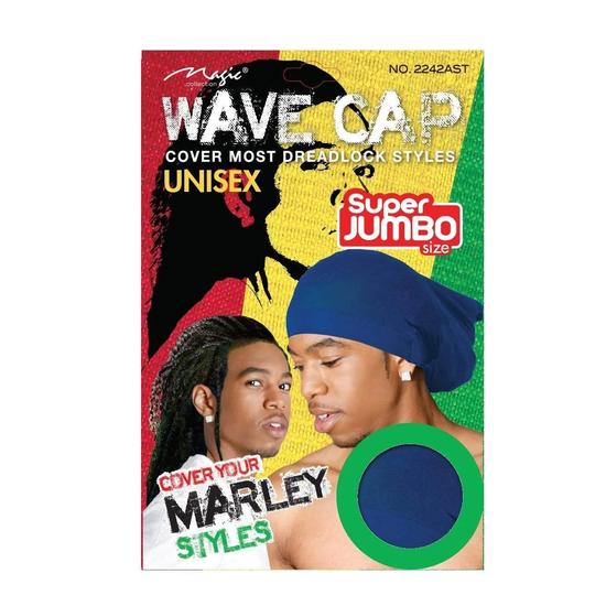 Magic Collection Accessories Magic Collection Wave Cap Marley Style Assorted Colour Super Jumbo 2242ast Assorted Colors