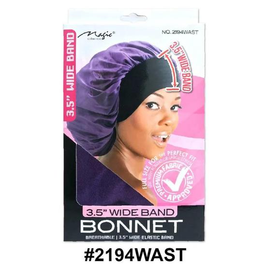 Magic Collection Accessories Magic Collection women's 3.5 Wide Band Bonnet 2194wast Assorted Colors