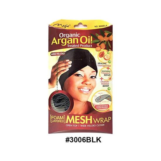 Magic Accessories Magic Collection women's Organic Argan Oil Treated Mesh Wrap 3006blk