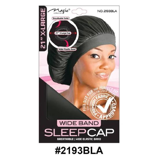 Magic Collection Accessories Magic Collection women's Wide Band Sleep Cap x Large 2193bla