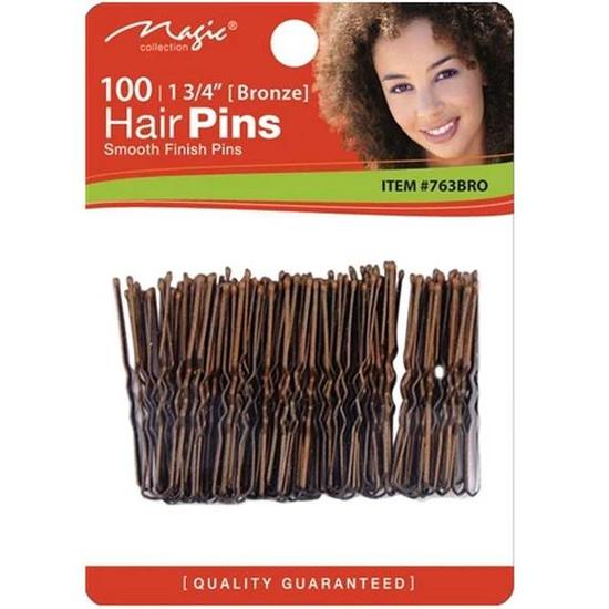 Magic Collection Ball Tip Hair Pins 763BRO 1 3/4 inch / Bronze