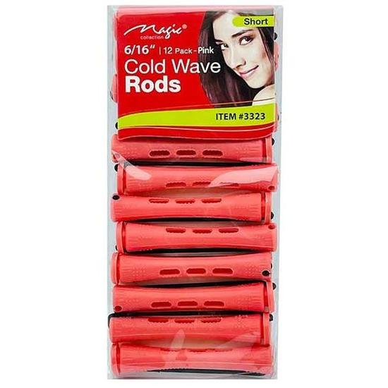 Magic Collection Cold Wave Rods Pink 3323 6/16" Short / Pink
