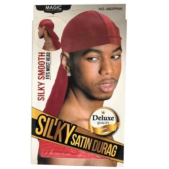 Magic Collection Silky Satin Durag Pink 4801 Pink