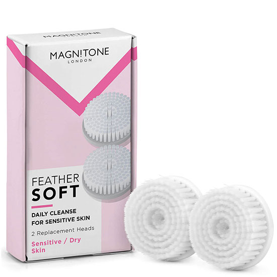 Magnitone Barefaced 2 Feathersoft Daily Cleansing Brush Head 2 Pack