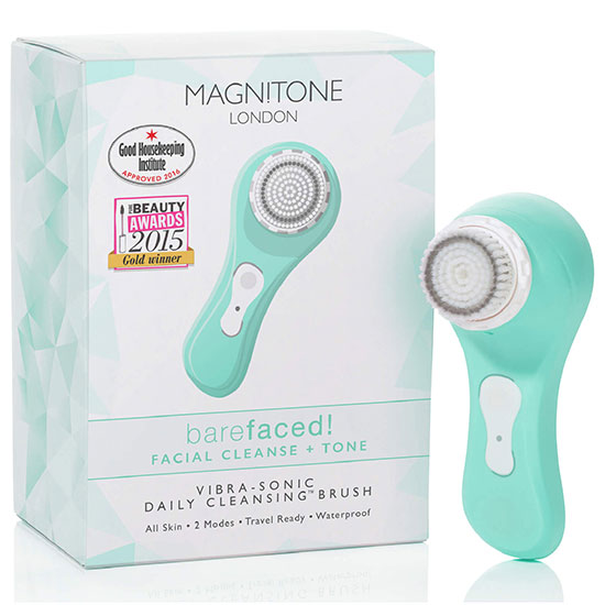 Magnitone BareFaced Vibra Sonic Daily Cleansing Brush Pastel Green