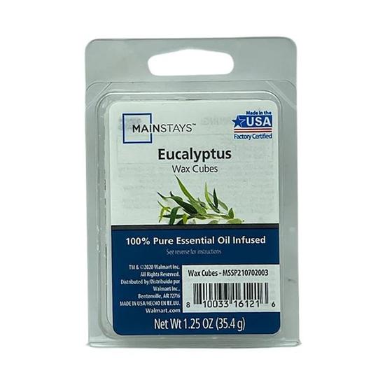 Mainstays Essential Oil Infused Wax Melt Cubes Eucalyptus