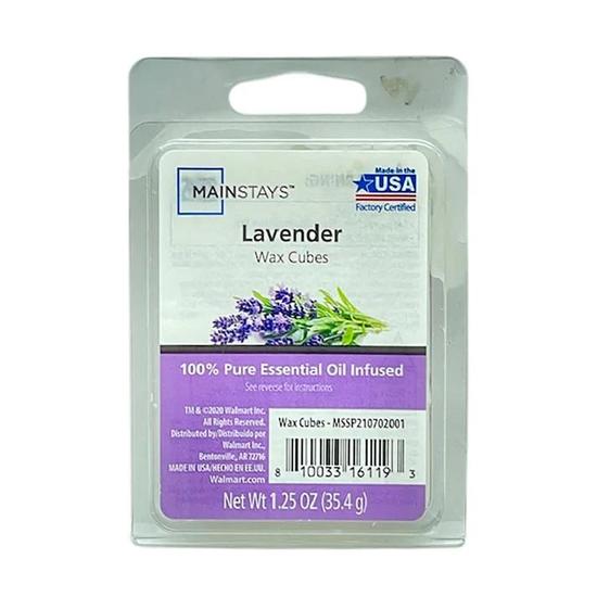 Mainstays Essential Oil Infused Wax Melt Cubes Lavender