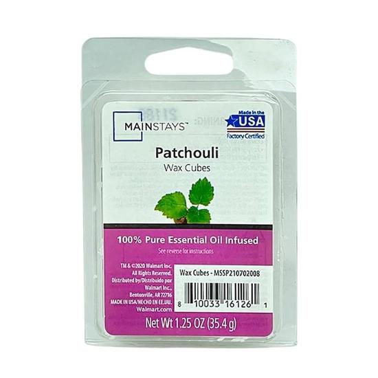 Mainstays Essential Oil Infused Wax Melt Cubes Patchouli