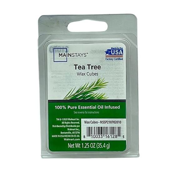 Mainstays Essential Oil Infused Wax Melt Cubes Tea Tree