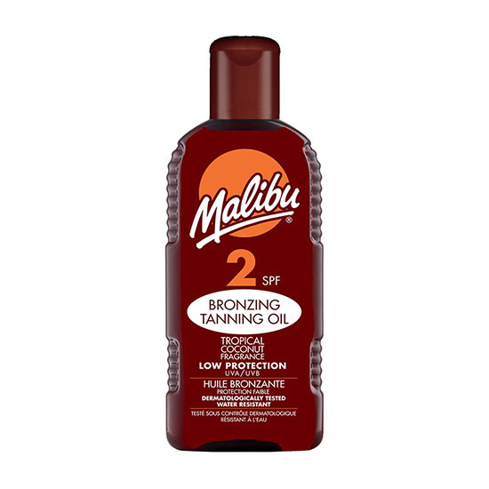 Malibu Bronzing Tanning Oil SPF2 200ml