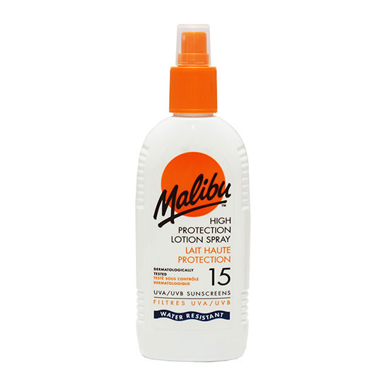 Malibu Lotion Spray Sun Protection SPF15