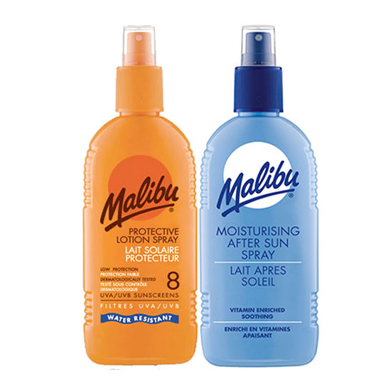 Malibu Sun Protection Lotion SPF8 & Aftersun Duo 200ml