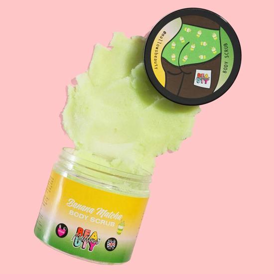 Mallows Beauty Banana Bread Matcha Scrub