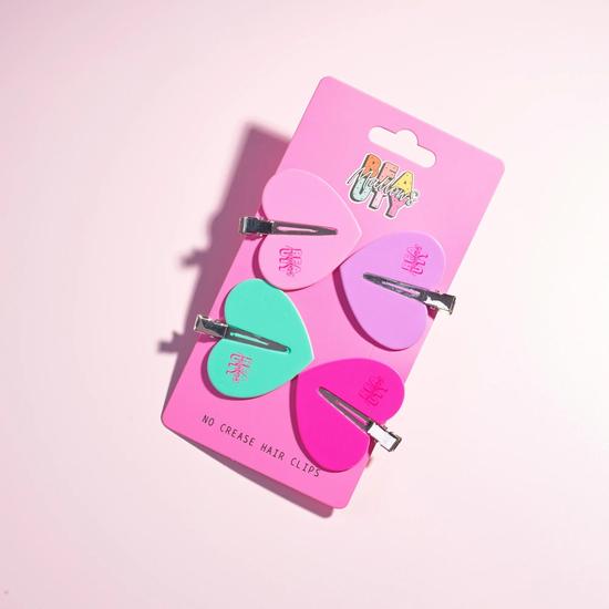 Mallows Beauty Heart Clips 4pk