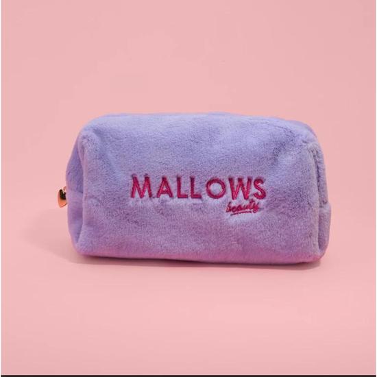 Mallows Beauty Lilac Fur Makeup Bag