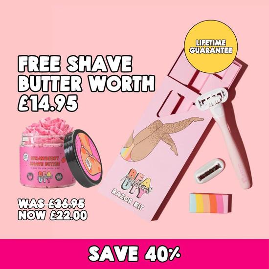 Mallows Beauty Razor & Shave Starter Kit Unicorn Shave Butter