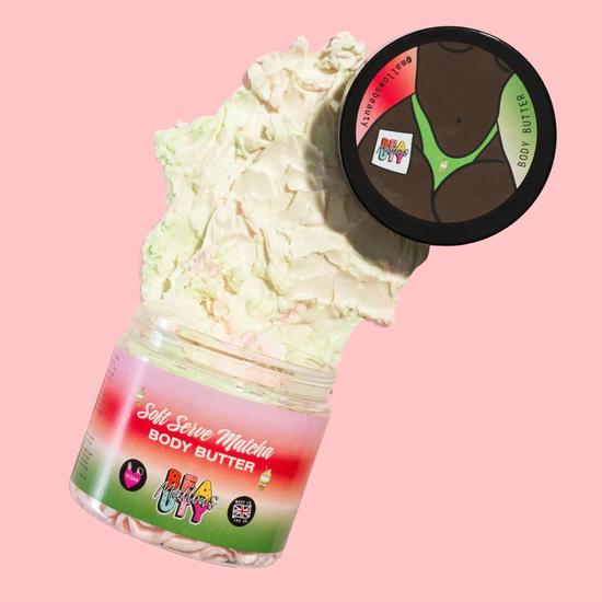 Mallows Beauty Soft Serve Strawberry Matcha Body Butter