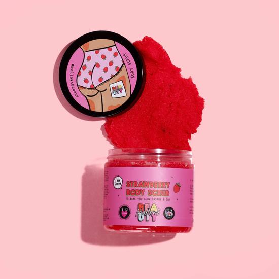 Mallows Beauty Strawberry Body Scrub
