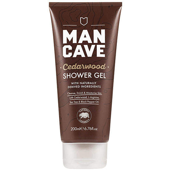 ManCave Natural Cedarwood Shower Gel 200ml