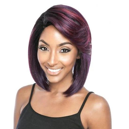 Mane Concept Hair Brown Sugar Signature Part Human Hair BSS101 Porsha Full Wig SR1B/TEAL