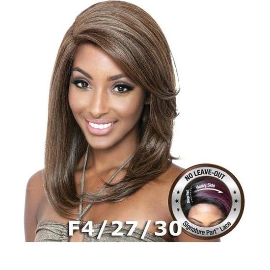 Mane Concept Hair Brown Sugar Signature Part Human Hair BSS202 Elle Lace Front Wig