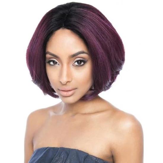 Mane Concept Hair Brown Sugar Soft Swiss Lace Front Human Hair BS 222 Stylemix Wig