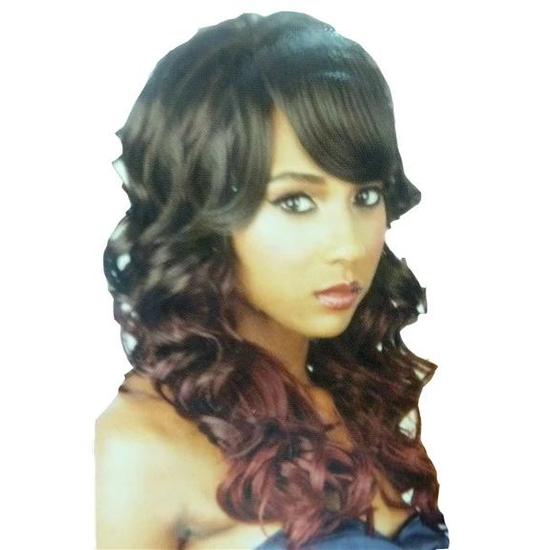 Mane Concept Hair Premiere Synthetic Bang Plus 18 Wig SMD27/30/613