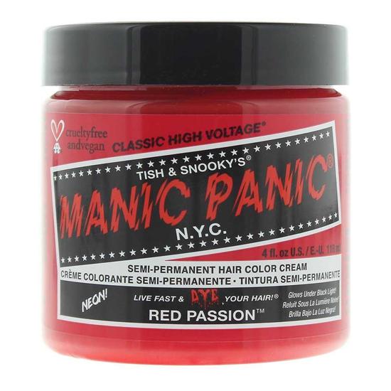 Manic Panic High Voltage Semi Permanent Hair Colour Cream Red Passion
