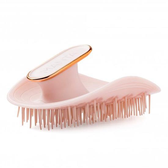 Manta Mirror Hair Brush Pink