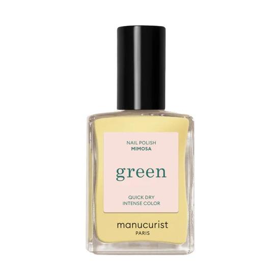 Manucurist Green Pastel Yellow Nail Polish Mimosa 15ml