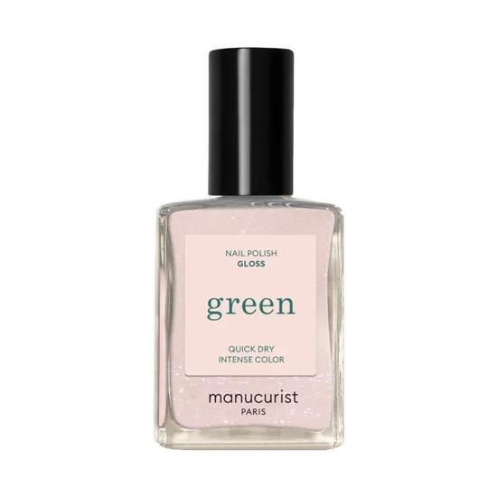 Manucurist Green Shimmer Pink Nail Polish Gloss 15ml