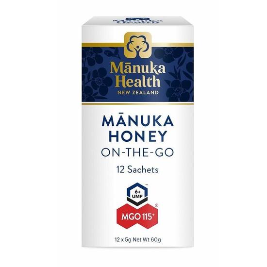 Manuka Health MGO100+ Manuka Honey On-the-Go Sachets 12