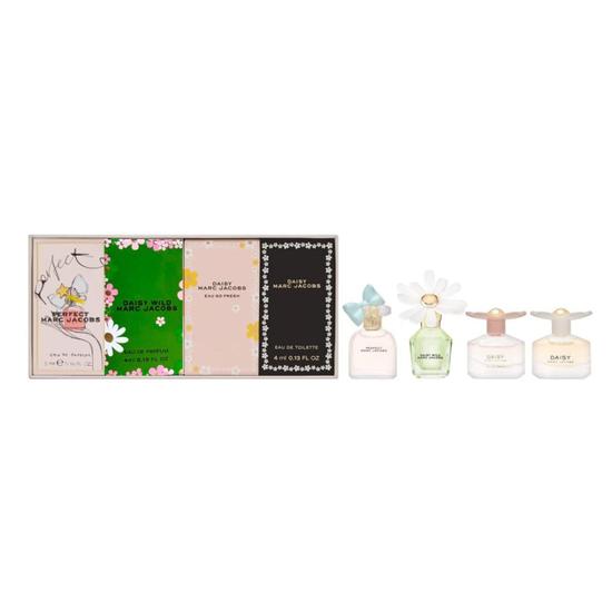 Marc Jacobs Mini Set Edt + Perfect Eau De Parfum 5ml+daisy Wild Eau De Parfum 4ml 2x4ml