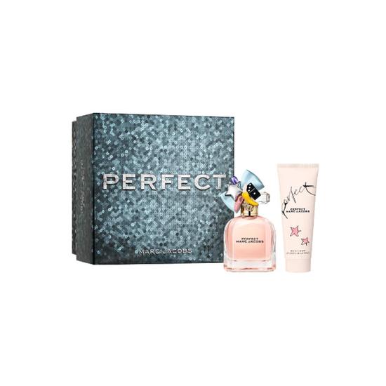 Marc Jacobs Perfect Eau De Parfum Women's Perfume Gift Set Spray With Body Lotion 50ml