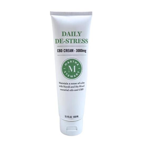 Martha Stewart Daily De-Stress CBD Cream 3000mg With Neroli & Ho Wood