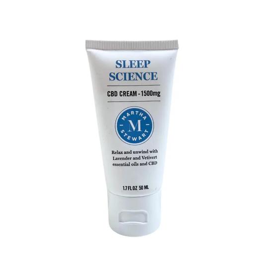 Martha Stewart Sleep Science CBD Cream 1500mg With Lavender & Vetivert 50ml
