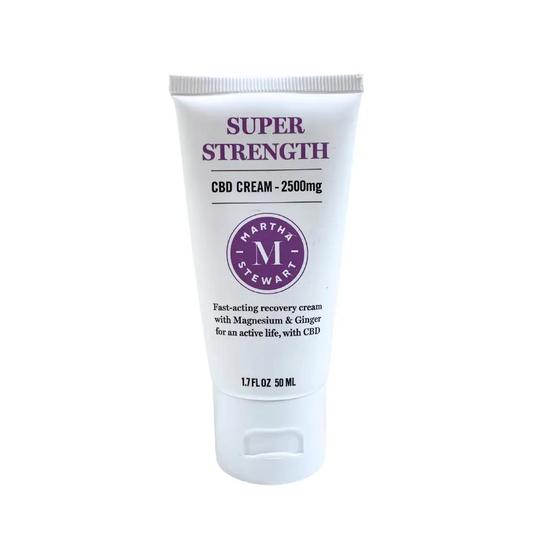 Martha Stewart Super Strength CBD Cream 2500mg With Magnesium & Ginger 50ml