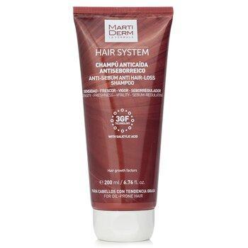 Martiderm Hair System Anti-Sebum Anti Hair-Loss Shampoo With Salicylic Acid 200ml
