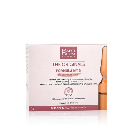 Martiderm The Originals Formula No10 HD Colour Touch SPF 30 10x2ml